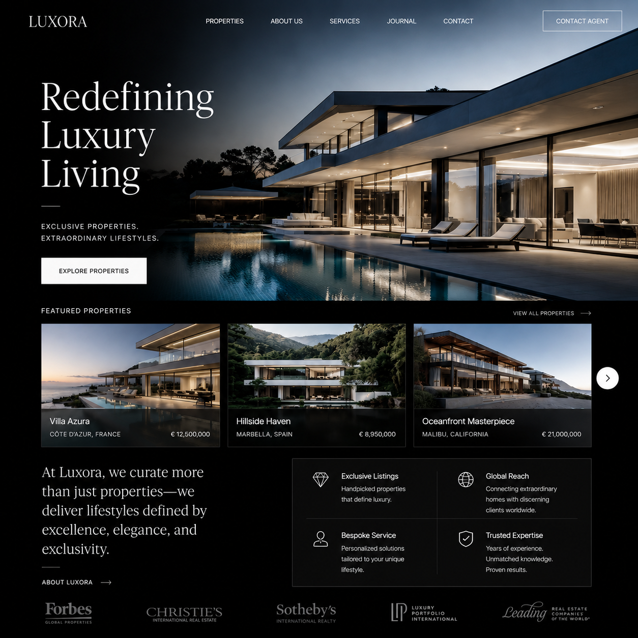 Luxury Property Platform